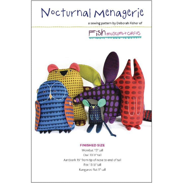 Nocturnal Menagerie Dolls Pattern