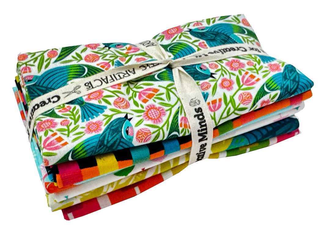 What the Birds Said by Cori Dantini Select FQ Fabric Bundle (6 pcs)