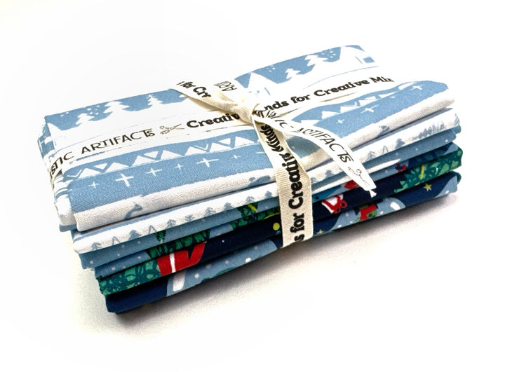 FQ Bundle Dinosaur Xmas fabric bundle