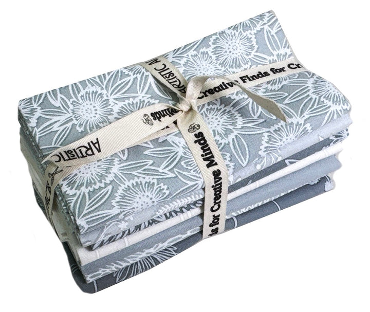 Alabaster Hues Fat Quarter Fabric Bundle (7 pcs) MIST
