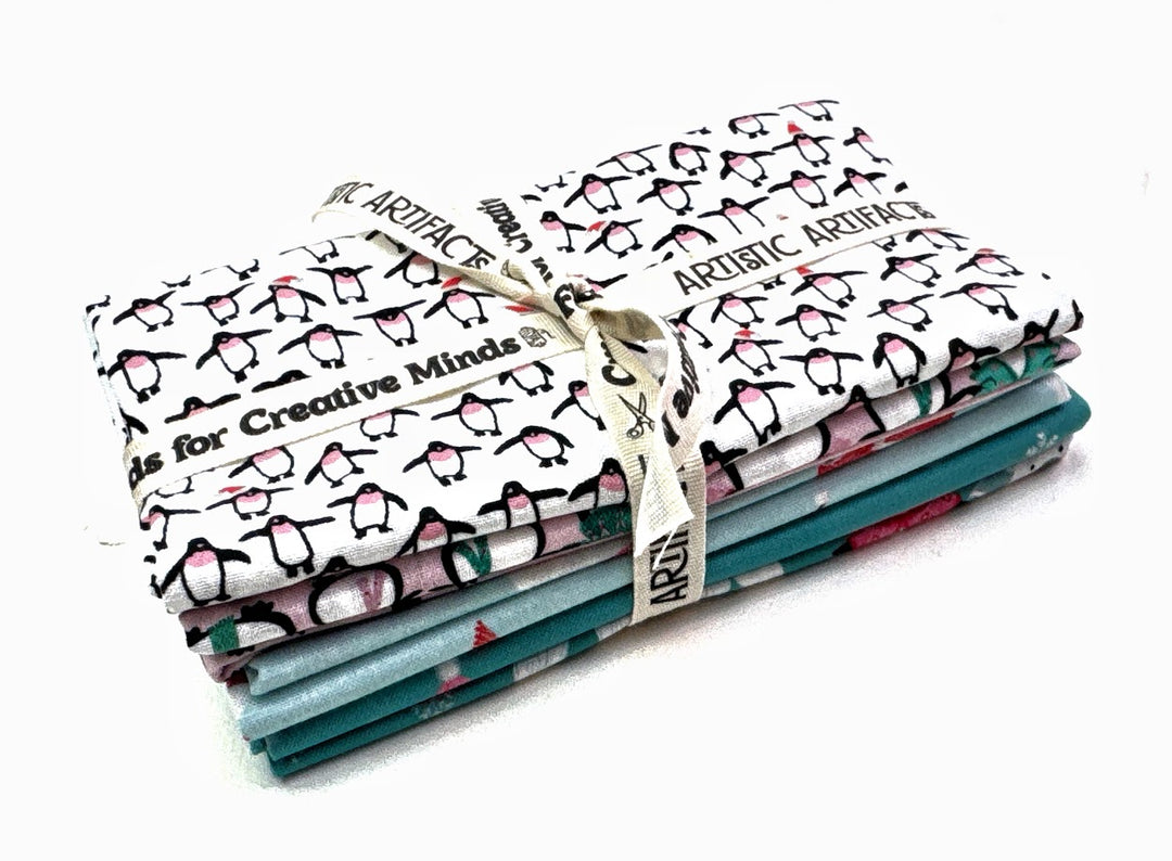 Penguins and bears fabric bundle
