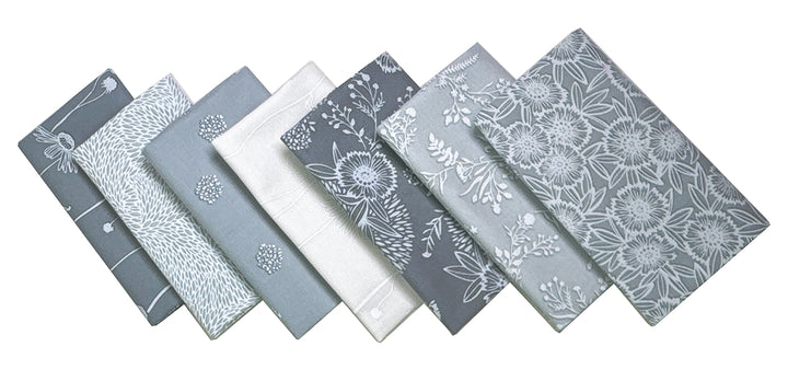 Alabaster Hues Fat Quarter Fabric Bundle (7 pcs) MIST