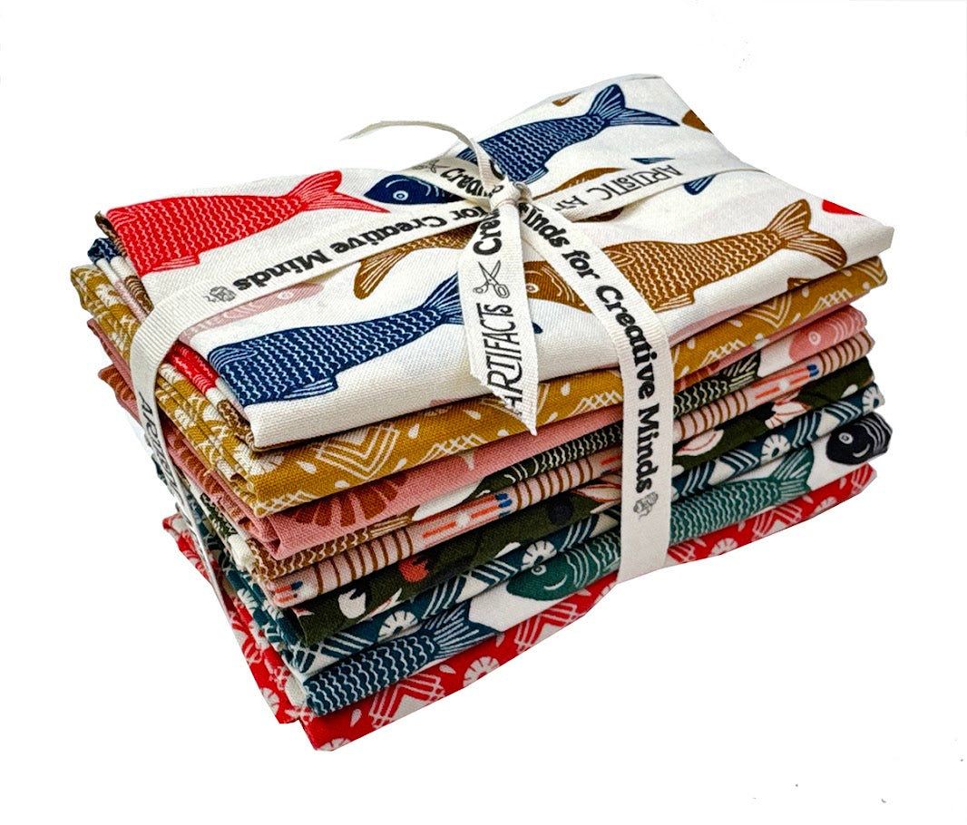 Riverbank Fat Quarter Fabric Bundle (9 pcs)