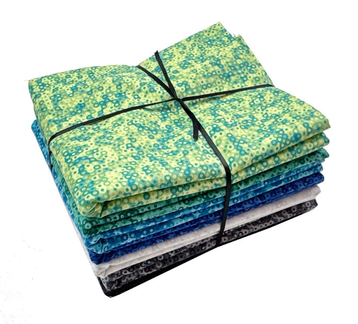 Fairy Rings from Andover 1/2 Yard Fabric Bundle - Seaside (7 pcs)