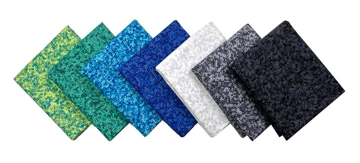 Fairy Rings from Andover 1/2 Yard Fabric Bundle - Seaside (7 pcs)