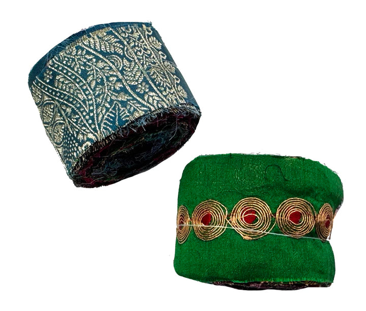 Sari Silk Trim Rolls from India - Woven Sari Silk Trim Rolls from India - Woven