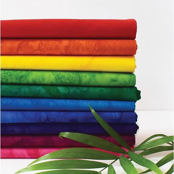 Lava Solids Fat Quarter Bundle, Rainbow, 10pcs Lava Solids Fat Quarter Bundle, Rainbow, 10pcs