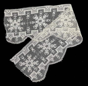 Antique Lace Trim - Snowflakes 6.5 x 25in Antique Lace Trim - Snowflakes 6.5 x 25in