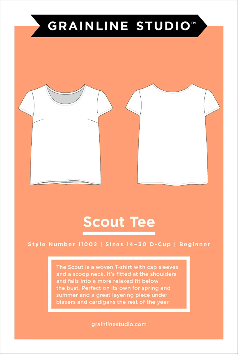 Grainline Scout Tee Pattern Grainline Scout Tee Pattern