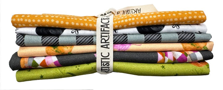 Ghouls Night Out - Fat Quarter Fabric Bundle 6pcs