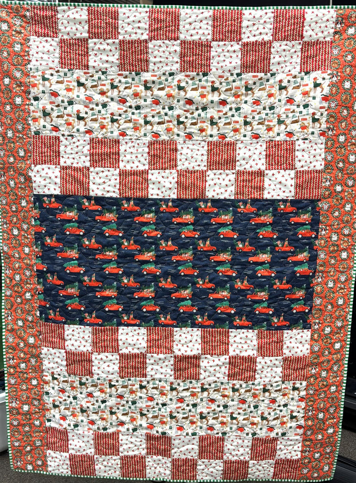 Villa Rosa Gingersnap Quilt Kit with Holiday Fabrics Villa Rosa Gingersnap Quilt Kit with Holiday Fabrics