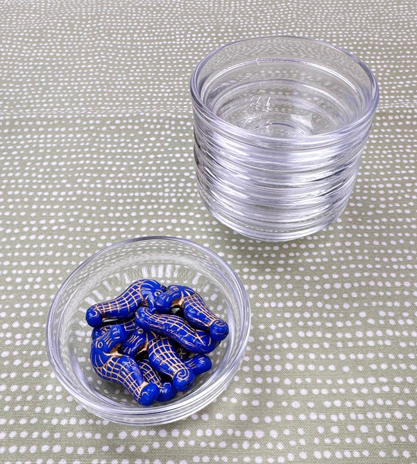 Small Glass Dishes, pack of 6