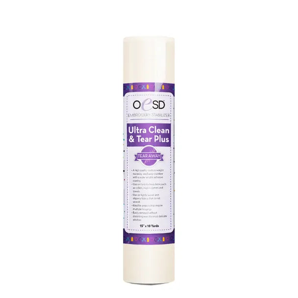 OESD  Ultra Clean and Tear Plus 15" x 10yd OESD Applique Fuse & Fix