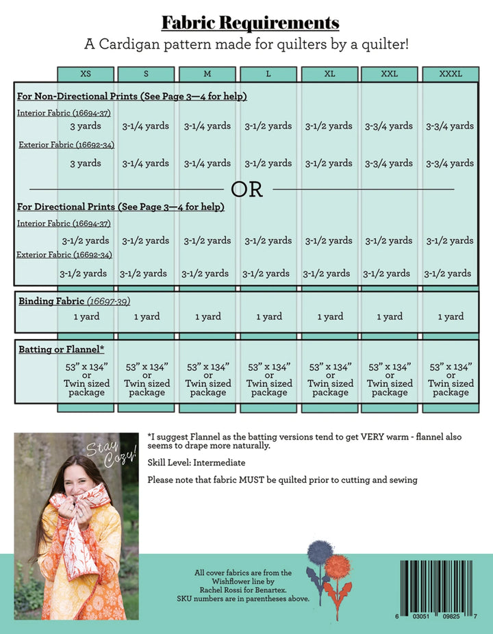 Cozy Cascade Quilted Cardigan Pattern