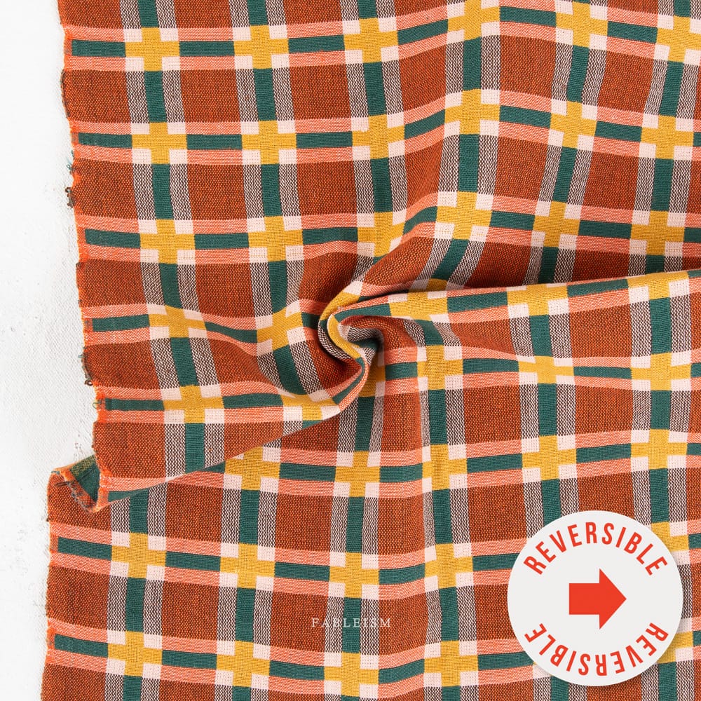 Happy Camper by Fableism - Decked Out, Flare Happy Camper by Fableism - Decked Out, Flare | Woven Fabric