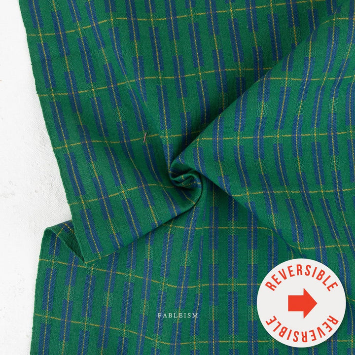 Happy Camper by Fableism - Formation, Verdant Happy Camper by Fableism - Formation, Verdant | Woven Fabric