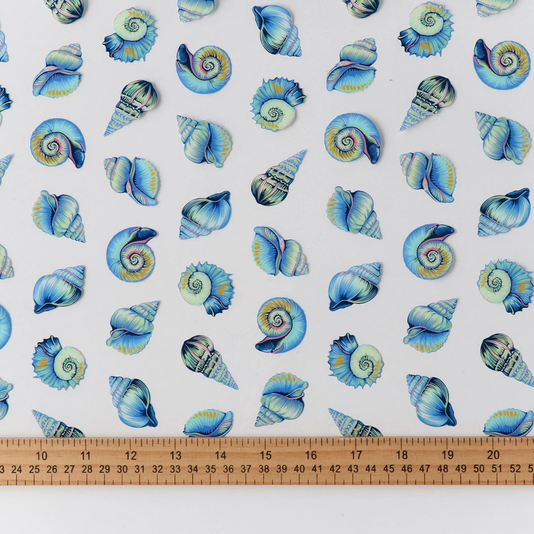 Tula Pink Floral Reef Collection: Lil' Shelly Vinyl 1/2 Yard Cut