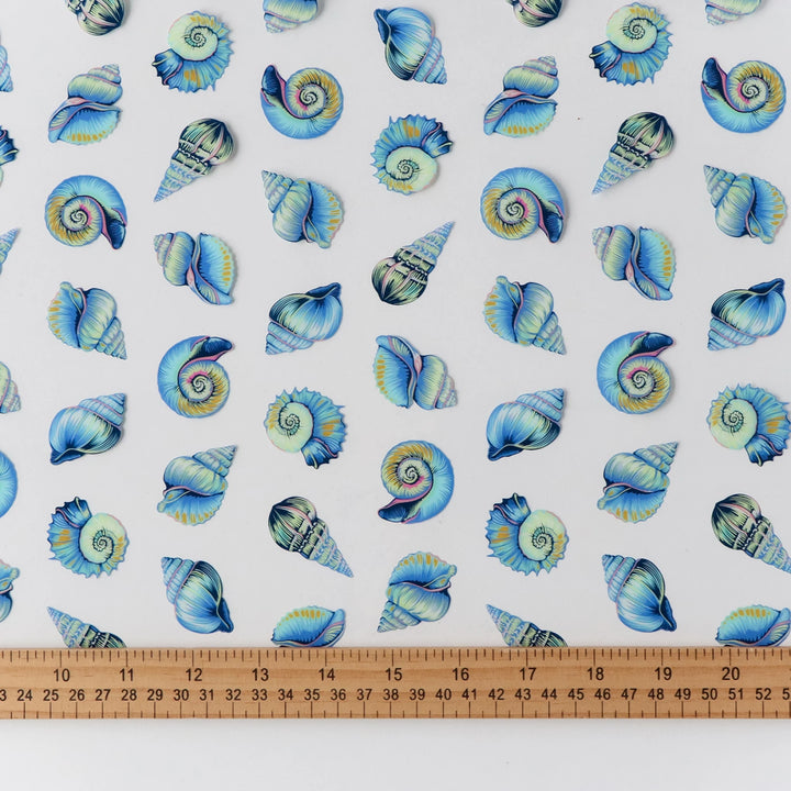 Tula Pink Floral Reef Collection: Lil' Shelly Vinyl 1/2 Yard Cut