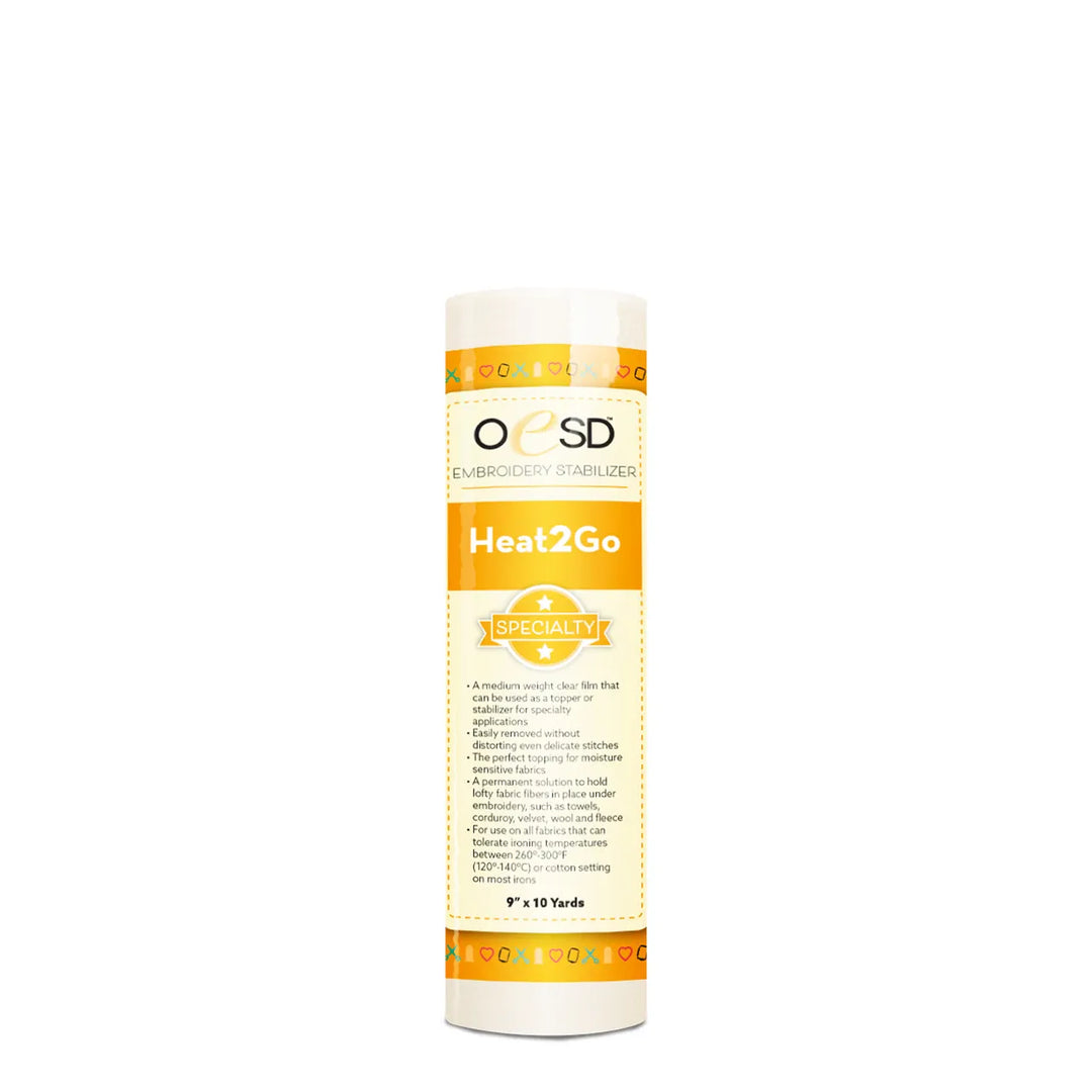 OESD  Heat2Go Topping 9"x 10yd OESD Applique Fuse & Fix