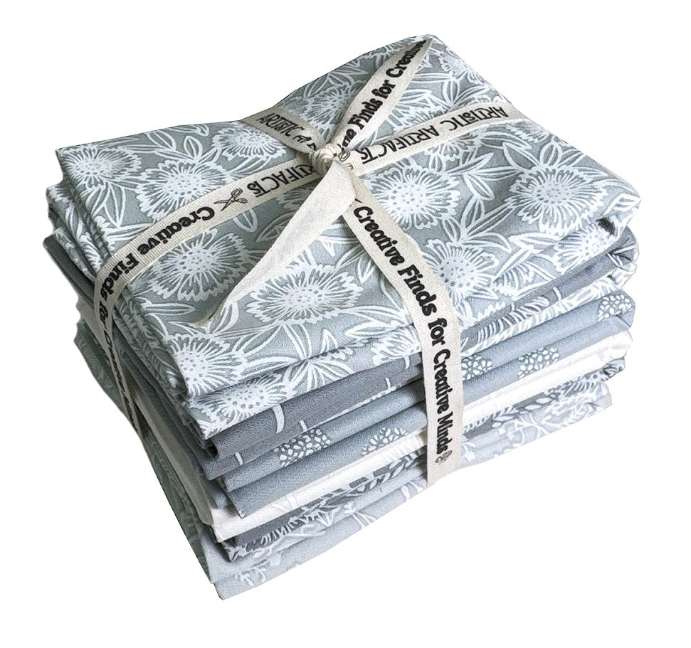 Alabaster Hues 1/2 yd Fabric Bundle (7 pcs) MIST
