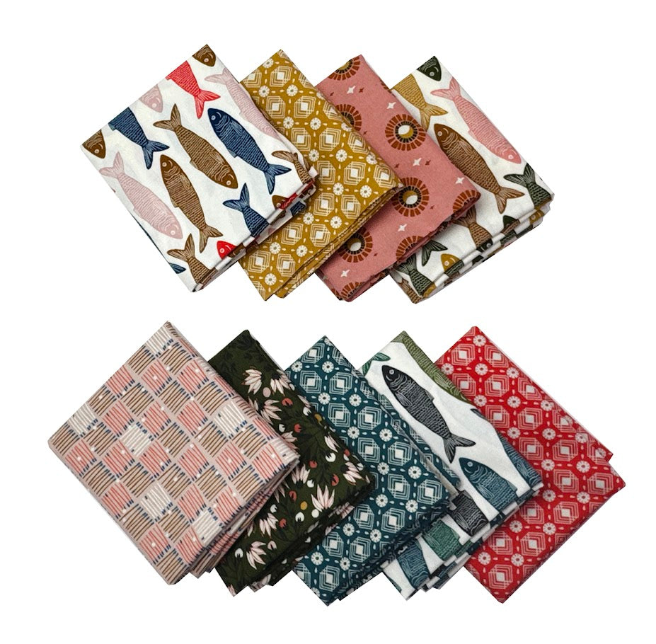 Riverbank 1/2 yd Fabric Bundle (9 pcs)