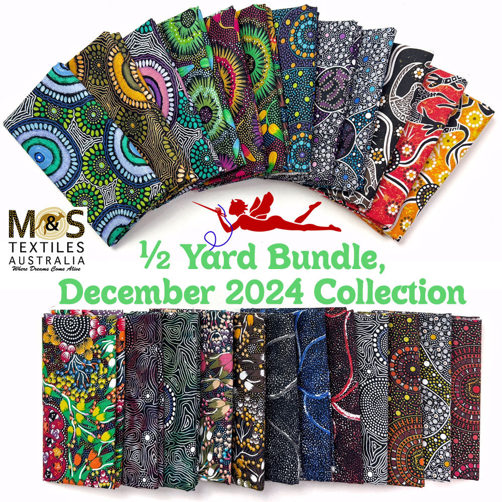 1/2 Yard Bundle: December 2024 Australian Collection