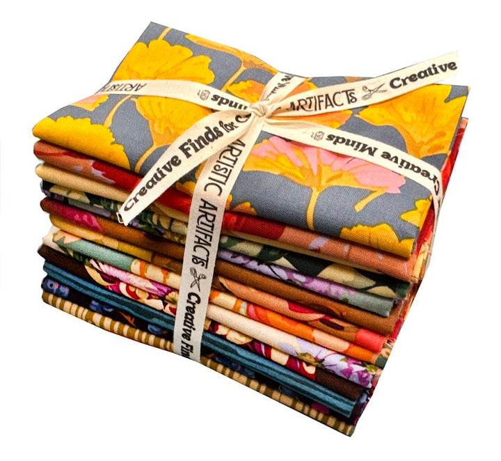 Golden Harvest - Fat Quarter Fabric Bundle (14 pcs) Golden Harvest Fat Quarter Fabric Bundle 14pcs | Artistic Artifacts