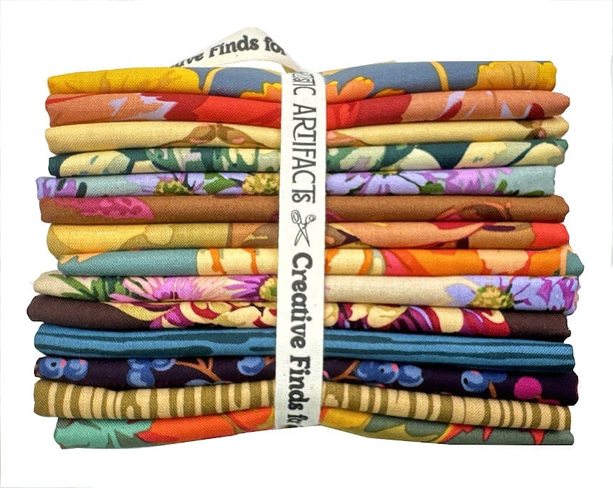 Golden Harvest - Fat Quarter Fabric Bundle (14 pcs) Golden Harvest Fat Quarter Fabric Bundle 14pcs | Artistic Artifacts