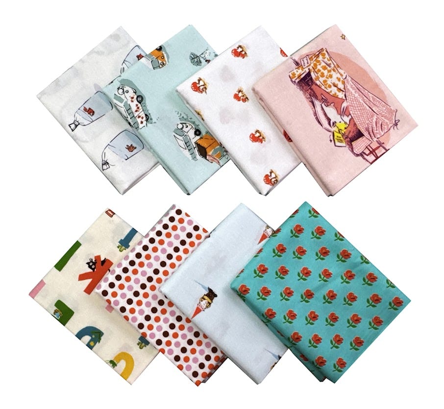 More Heather Ross Classics - Half Yard Fabric Bundle (8pcs) More Heather Ross Classics Half Yard Bundle – 8 Pcs