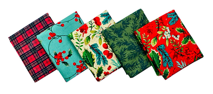 Seasonal Fabric Bundle - Foliage 1/2 yd Bundle (5 pcs)