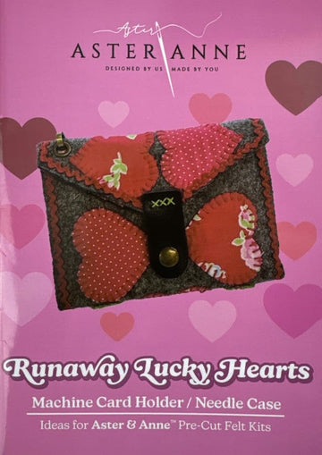 Aster & Anne Runaway Lucky Hearts Idea Book, Needle Case and Card Holder Aster & Anne Runaway Lucky Hearts Idea Book, Needle Case and Card Holder