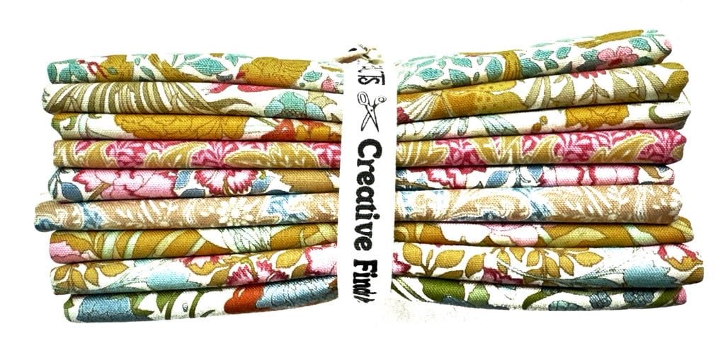 Tilda Songbird Fat Quarter Bundle (Mustard/Blue) (9 pcs) Tilda Songbird Fat Quarter Bundle (Mustard/Blue) (9 pcs)