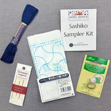 thread, needles, kit, and thimble.