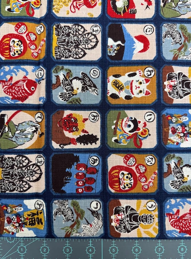 Hokkoh Japanese Dobby Fabric - Japanese Alphabet Cards Japanese Alphabet Cards Japanese Dobby Fabric - Hokkoh Online