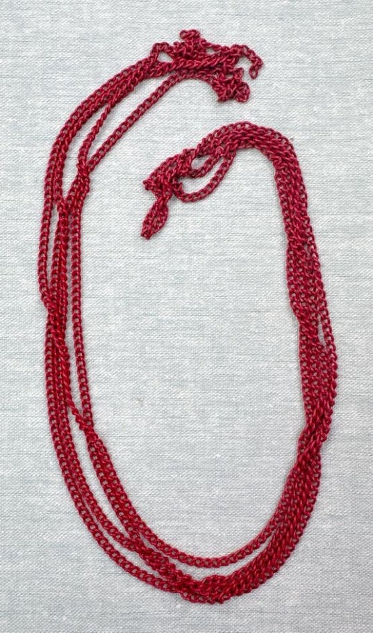 Found Red Chain, 2yd