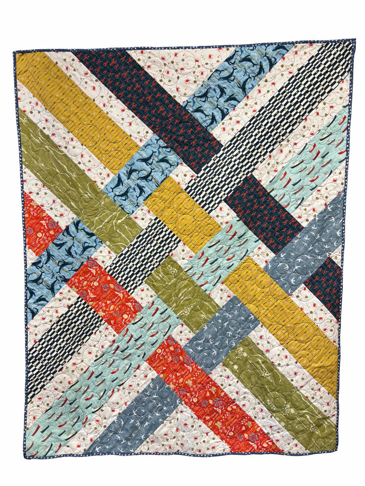 Libby Quilt Kit with Rocky Coast Libby Quilt Kit with Rocky Coast by Windham Fabrics | 51x64