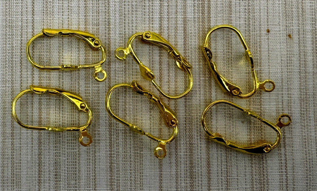 Gold European Style Ear Wire