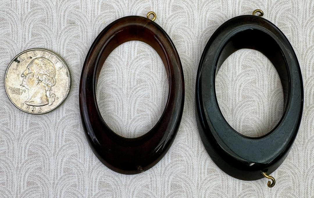 Large Oval Plastic Hoops