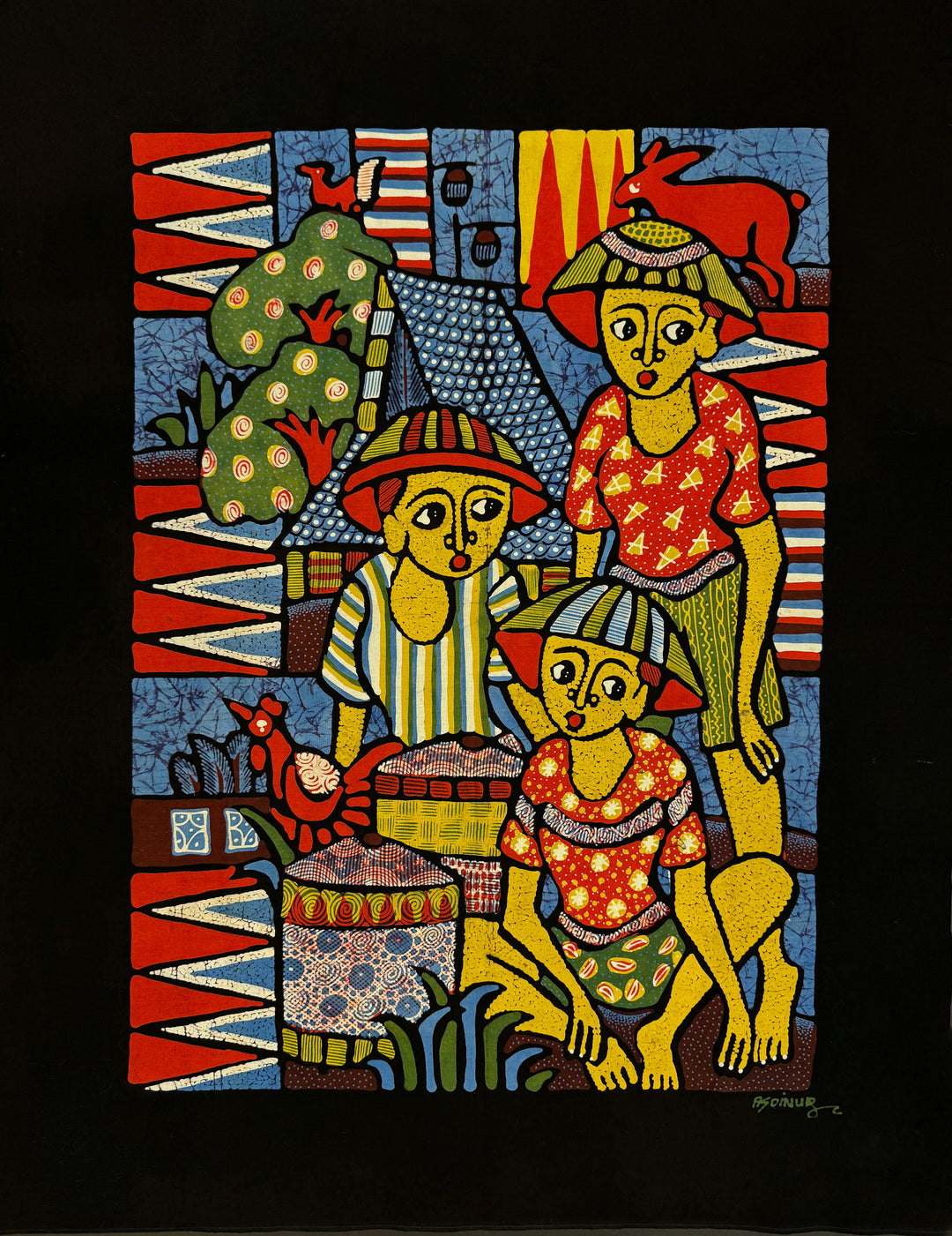 Batik Panel by Artist Asoinung