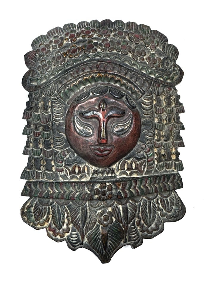 Hand Carved Wall Art From Indonesia - Mask 2