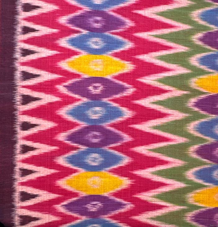 Handwoven Ikat Fabric from Indonesia