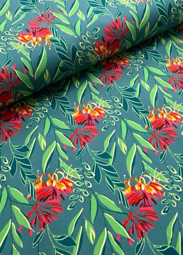 Sevenberry Japanese Fabric - Colorful Tropical