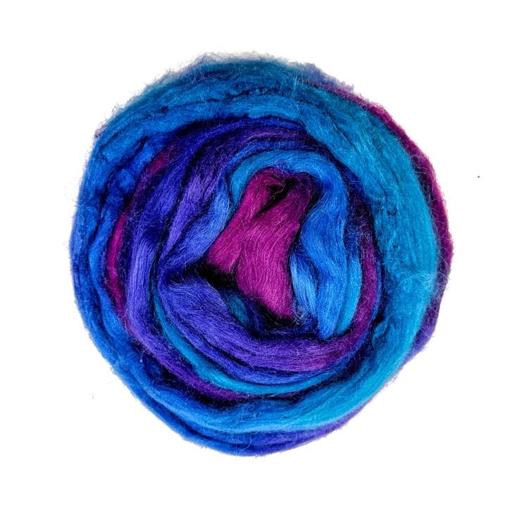 Mystical Gems Tussah Silk Roving/Sliver (Limited Edition)