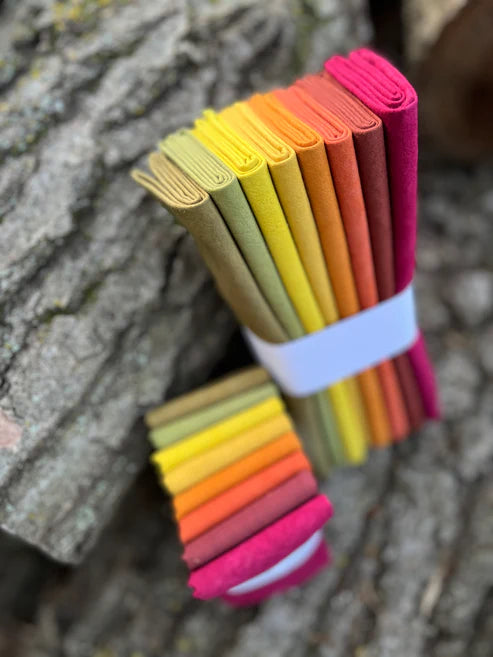 Cherrywood Hand-Dyed Cotton Fabric Trailhead Fat Quarter Bundle