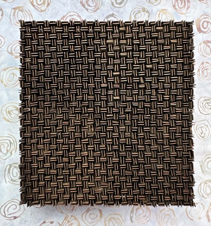 J83 Indonesian Handmade Copper Tjap Woven
