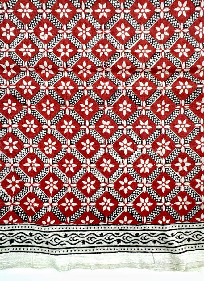 Bagh Hand Block Printed from India