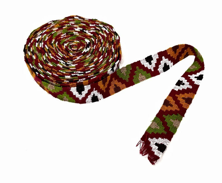 Indian Acrylic Trim: Zig Zag Pattern 2 Narrow Sold per Yard Indian Acrylic Trim: Zig Zag Pattern 2 Narrow Sold per Yard