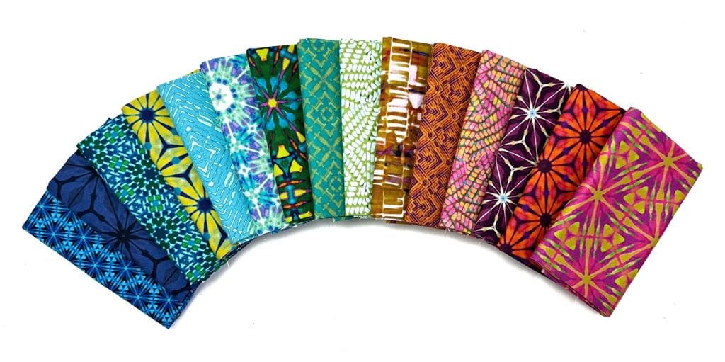 Kaleidoscope Fat Quarter Fabric Bundle (15 pcs)