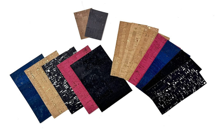 Medium Pack of Small Cork Fabric Samples
