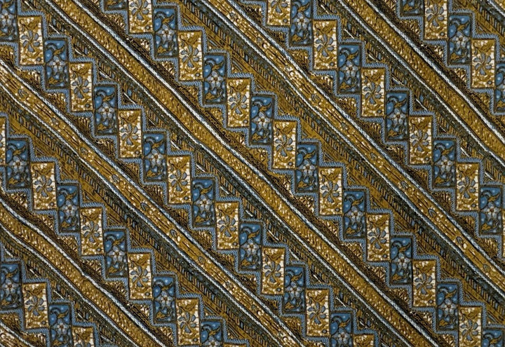 Handwoven Ikat Fabric from Indonesia - Diagonal Mosaic, 2.6yds x 44in Handwoven Ikat Fabric from Indonesia - Diagonal Mosaic, 2.6yds x 44in